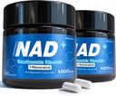 NAD Ergänzung - NAD Nicotinamid Riboside Resveratrol, Liposomal NAD+ Beilage 1000mg für Damen und Herren - Gesunde Alterung, Gehirn und Cellular Energy, Non-GMO, Glutenfreie 160 Kapseln