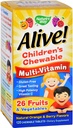 A természet útja Alive Children 's Chewable Mult- Vitamin 120 Rágótabletta