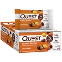 Quest Nutrition Coated Candies, Mogyoróvaj, 1g Sugar, 10g Protein, 4g Net Carbs, Gluten Free, Keto Friendly, 12 gróf