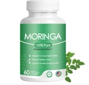 Organic Moringa Capsules - 800 mg Pure Moringa Powder - Nutrit- Dense Superfood for Energy - Moringa Capsules - 60 kapszula