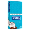 LUNA BAR - Gluten Free Snack Bars - Chocolate Diped Coconut Flavor -8 g fehérje - Non-GMO - Plant- Based Wholesome Snacking - On the Go Snacks (1.69 Ounce Snack Bars, 15 gróf)
