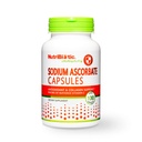 Nutribiotic Biotic - Nutritional Asscorbate Buffed C vitamin Capsules, 100 Ct. 124; Vegan, Non-Acidic & Economic on Digestion Than Ascorbic Acid 124; Essential Immun Supplement & Antioxidant Supplemental 124; Gluten & GMO Free