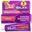 SILKA Anti-Gombakrém, Klinikai anti-gombaellenes kezelés, Jock Itch & Ringwork Remedy, Maximum Strength, Fast- Action Relief from Itching & Burning, 1 Oz