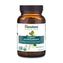 Himalaya Organic Ashwagandha, 90-Tage-Versorgung, Kräuter-Ergänzung für Stress-Relief, Energie-Unterstützung, okziale Schlaflosigkeit, USDA Certified Organic, Non-GMO, Vegan, Gluten Free, 670 mg, 90 Caplets