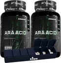 Javított atléta - Arachidonic Acid Supplement - Izom- és Erő kiegészítés a fokozott izomtömeg és a jobb gyógyulás a férfiak és nők (120 kapszula) - 2 csomag Kinara Pill Organizer