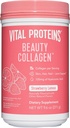 Vital fehérjék Beauty Collagen (Strawberry Lemon, Canister) - 120mg hialuronsav és 15 g Collagen Per Serving