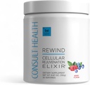 Consult Health Rewind 1000 mg MSM, celluláris fiatalítás Powder Drink Mix - Lycopene, Polifenolok, Collagen & Elastin Support for Joints, Skin, Hair and Nails - Berry Flavor - 30 Servings