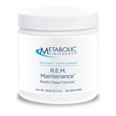 Metabolikus karbantartás R.E.M. karbantartási por - Természetes relaxációs kiegészítő Magnézium, Melatonin, 5-HTP + Kálium - Easy Drink Add- in, No Fillers (366g / 60 Servings)