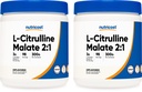 Nutricost L- citrullin malát 300G (2 csomag) - tiszta L- citrullin por, 300 mg per szerving - L- citrullin malát
