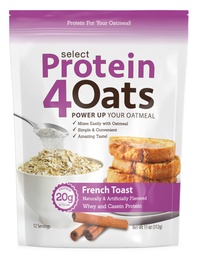 PESCIENCE Protein4Zab, Por, hogy csodálatos ízesítése fehérje zabpehely, Whey és Casein, Francia pirítós, 12 szertartás