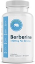 Berberine kiegészítés 1200mg - 60 Vegan kapszula - glutén mentes, nem-GMO, Tejmentes - 30 napos ellátás