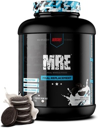 REDCON1 MRE fehérje por, Cookie N 'Cream - Étkezési fehérje keverék készült MCT Oil & Whole Foods - fehérje természetes összetevők, hogy segítse az izmok helyreállítását (25 szervadékok)