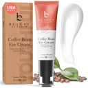 Beauty by Earth koffein Eye Cream for Puffness & Bags Under Eyes - USA Készült a természetes és szerves összetevők, alatt Szemkrém sötét körök glicerin & E-vitamin, Brightens & Frissítők