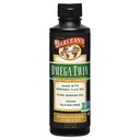 Barlean Omega Twin Liquid Flaxseed Oil and Pure Borage Oil Supplement with Lignas, 6,010mg ALA and 465mg GLA Omega Fatty Acides from Organic Flax Seed and Cold Pressed Borage Seeds, 12 oz