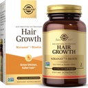 Solgar Haarwachstumsergänzung für Thicker Fuller Hair mit Keranat Öl, Biotin, Zink und Kupfer, Haargesundheitsergänzung, Alter-Defying Ernährung für Männer und Frauen, 30 Servierungen