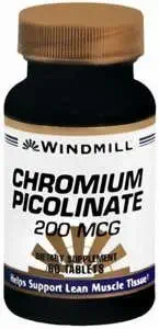 CHROMIUM PIKOLINÁT 200 MCG WINDMILL TABLETTA
