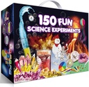 UNGLINGA 150 Kísérletek Science Kits for Kids Boys Girls, S.T.E.M Kit Játékok Ajándékok ötletek születésnap karácsony, Kémiai Break Geodes, Vulkán, Fizika Oktatási Tevékenységek Projekt
