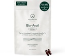 Adapt Naturals Omega 3 Halolaj kiegészítés Bioavailable Curcumin & Black Seed, 1500mg Fish Oil EPA DHA Omega 3 Fatty Acids to Support Joints, Muscles & Heart