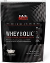 GNC AMP Wheybolic Clinically Proven Protein Powder, 40g Whey Protein, BCAA, Leucine, Növeli az izomerŠt, Izom Building, 3. fél tesztelt, Gluten Free, Classic Vanilla, 10 szerváció
