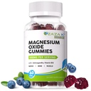 ZA'ZA K ORGANICS Magnesiumoxidgummis, Magnesiumoxid 500mg mit Ashwagandha & Vitamin B12 für Schlaf, Nerve, Muskel, Knochen & Herz Gesundheit, Magnesium Kaubare Ergänzung für Erwachsene Kinder, Vegan, 60