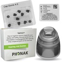 Phonak Cap 4.0 Dome XSmall (0,18 hüvelyk = 4,5mm) -Eredeti OEM Svájc csere Sonova, hallókészülék Domes a nagyon szűk fül Sizes- 1 Pack / 10 Domes Összesen
