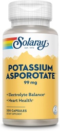 Solaray Kálium-aszporotát kiegészítés, 99 mg