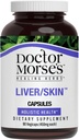 Dr. Morse máj / bőr ellátás kiegészítése - Természetes emésztési rendszer Egészségügyi és Eliminációs támogatás - Naturotath Formuled - Milk Thistle Seed, Burdock, Bayberry, Gyermekláncfű - 90 kapszula