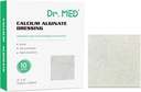Dr. Med Kalcium Alginate Sebhely 4 "x4", 10 egyéni csomag magas abszorpció Öltöztetős Géz, nem-Stick tapaszok, lágy és kényelmes tapasz sebápolás, gyorsabb gyógyítás
