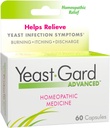 YeastGard Advanced Homeopátiás Remedy Capsules - 60 gróf palack