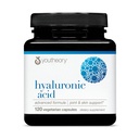 Youtheory Hyaluronic Acid Advanced Formula - Joint Support Supplement with Boswellia Extract * - Skin Health Supplement - Dairy, Soy & Gluten Free - 120 vegetáriánus kapszula