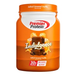 Premier fehérje Indulgence fehérje por, sózott karamell szarvasgomba, 30g fehérje, 3g cukor, glutén mentes (17 szervíz)