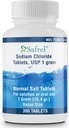 Safrel Nátrium- klorid tabletta 1 gm, USP) 124; Normál Salt Tablets