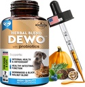 Natural Intestinal Defense for Dog & Cats - Herbal Cleanse with Wormwood, Black Walnut & Probiotic - Promotes Healthy Gut & Flora Balance - Advanced Broad Spectrum Formula - Made in USA