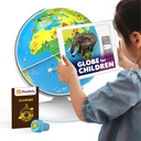 PlayShifu Globe for Children - Orboot Earth: Interactive Kids Globe with 1000 + Facts on Animals, Places & Monefits 124; Tech- Powered Learning Toy & STEM gift for Kids Ages 4- 10