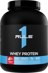 1. cikk Tejsavó fehérje - 24g Fast-Acting fehérje All-Whey Források természetesen meghódító EAA & BCAA a gyakorlat helyreállítására vagy bármikor használható (5 font *, szamóca & Crème)