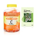 Spring Valley Extra Strength C-vitamin Immune Health Diétás kiegészítés Vegetáriánus Gumies, Orange, 500 mg, 120 Count + Exkluzív VitaMax VitaMax Vitamin útmutató (2 elem)
