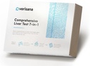 Verisana májteszt - otthoni májfunkciós vizsgálat - 7 biomarker, beleértve az AST, ALT, GGT, AST / ALT arányt, HbA1c, HsCRP, TBILI - CLI- Certified Lab
