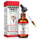 Húgyúti tract macskáknak, természetes macska húgyúti fertőzés kezelése Drop Supports Bladder, Kidney Stone, Cat UTI, Cranberry Kidney Bladder Support Supplement, Chicken Flavor - 60ml / 2.02oz