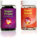 Fungiments gombautánpótlás, emésztés / immunitás köteg, Super Prune 30 Count Gumies + Super Shield 60 Count kapszula