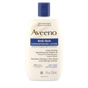 Aveeno Anti- Itch koncentrált Lotion Calamine és Triple Oat Complex, Skin Protectant for Fast- Action Itch Relief from Poison Ivy, Insect Bites, Chicken Pox, and Allergiás Itches, 4 fl. oz