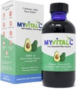 MyVitalC Organic Avocado Oil - Pure ESS60 Antioxidante Ergänzung - Kann mit Anti-Aging, Langlebigkeit, Schlaf, Mehr Energie - Leistung - 120ML