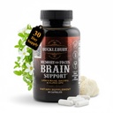 BUCKLEBURY Gehirn- und Memory-Ergänzungen mit Bacopa & Alpha GPC - Nootropic Brain Kapseln für kognitive Unterstützung, Fokus & Mental Clarity - Memory und Fokus Pillen für Frauen & Männer - Vegan 60 Kapseln