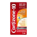 Cortizone- 10 Maximális hatáserősség Vízállóság Itch Relief Ointment, 1% Hydrocortisone, Fast- Action, Anti- Itch Cream for Bug Bites, Kiütés, Ekzema, Psoriasis, Poison Ivy, Oak, Sumac & More, 1 oz