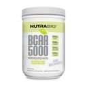 NutraBio BCAA 5000 Powder - Fermented Branched Chain Amino Acids for Muscle Growth & Recovery - Natural Armors, Sweeteners, and Coloring, Vegan, Gluten Free - Flavored, 60 Servings