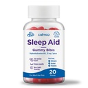 CalmCo felnőtt alvássegítő gumicukrok - Non-Habit Alvástámogatás 25 mg difenhidramin, Easy- to-Chew Éjszakai alvássegítő gumies, Promotes Better Sleep, és Fall Asleep gyorsabban, 20