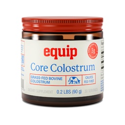 Equip Core Bovine Colostrum Powder - 3000mg Grass Fed Colostrum Supplement - Gut Health, Immunity, Recovery Lactoferrin kiegészítők - Keto Friendly Bovine Colostrum, 30 Servings, Unflavored