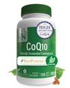 Health Thru Nutrition CoQ-10 100mg with BioPerine 120 Softgels | High Absorption Naturally Fermented USP Grade Coenzyme Q10 Supplement | 3rd Party Tested | Heart Health and Energy Support