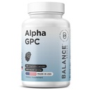 Alpha GPC kolin kiegészítés 600mg, 120 Veg kapszula - Fejlett memória formula, Nootropic Brain Support (120 Count of 1)