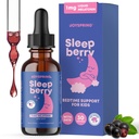 JoySpring Melatonin 1MG gyerekeknek 124; 5HTP & L- Theanine - Sugar- Free Liquid Melatonin gyerekeknek & Teens - Child- Friendly Sleep Supplement (1 fl oz)