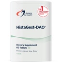 Designs for Health HistaGest-DAO - Diamine Oxidase DAO Enzyme zur Unterstützung der Verdauung von Histamin-haltigen Lebensmitteln - 20.000 HDU DAO Diamine Oxidase Enzyme (60 Gastro-Resistant Tablets)